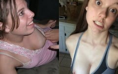 もはや胸チラを超えている…おっぱいポロリしてる外人さんのおっぱい画像30枚